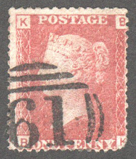 Great Britain Scott 33 Used Plate 76 - BK - Click Image to Close